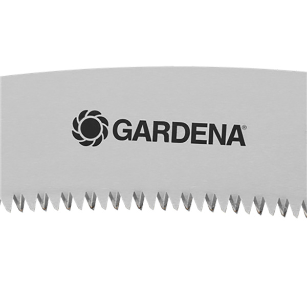 Пила садова GARDENA 300P (08745-20.000.00) Додатково матеріал інструменту: пружинна сталь, довжина полотна 300 мм, прецизійне розведення зубів з потрійним заточуванням