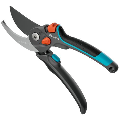 Секатор GARDENA PremiumCut Pro flex S-XL 215 мм (12252-20.000.00) Дополнительно благодаря гибкому механизму секатор можно адаптировать к разным размерам рук от S до XL