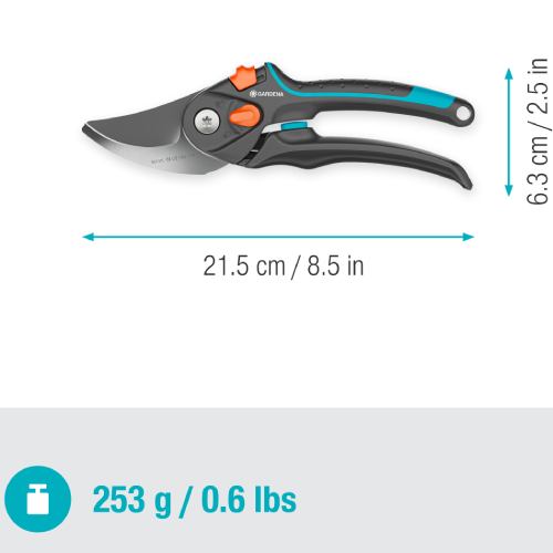 Секатор GARDENA PremiumCut Pro flex S-XL 215 мм (12252-20.000.00) Длина 215