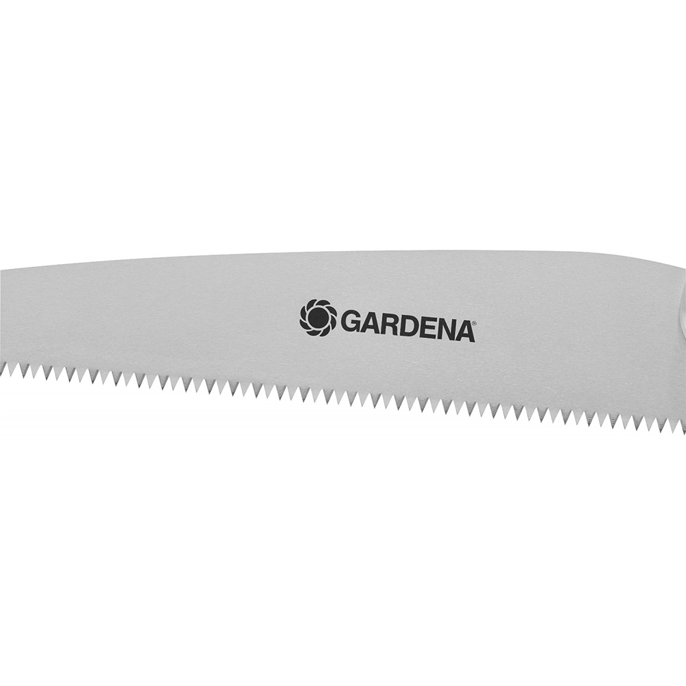 Пила садова GARDENA 300РР (08737-20.000.00) Додатково довжина полотна 300 мм, матеріал пружинна сталь, прецизійне розведення зубів з подвійним заточуванням