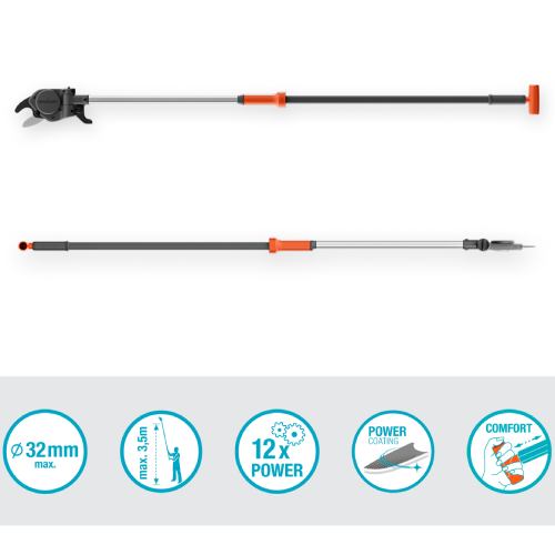 Висоторіз GARDENA StarCut Pro S 160 см (12080-20.000.00) Діаметр різу 32