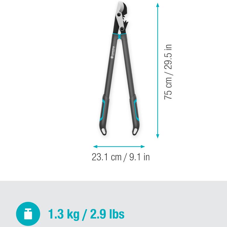 Веткорез GARDENA EnergyCut Pro L 750 мм (12051-20.000.00) Длина 750