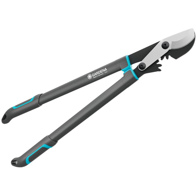 Веткорез GARDENA EnergyCut Pro L 750 мм (12051-20.000.00) Дополнительно обводная конструкция лезвия гарантирует ровные и чистые срезы;  эргономичный дизайн и мягкое покрытие ручек снижают усталость рук
