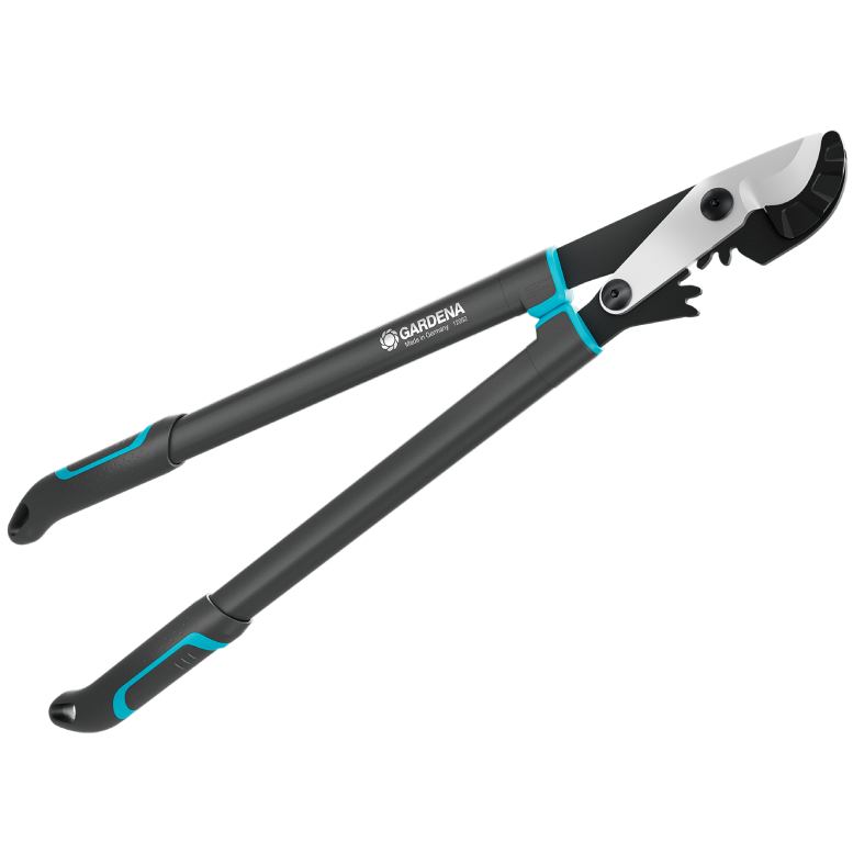 Веткорез GARDENA EnergyCut Pro L 751 мм (12052-20.000.00) Дополнительно наковальня и обводное лезвие обеспечивают чистые срезы; эргономичный дизайн и мягкое покрытие ручек обеспечивают комфорт