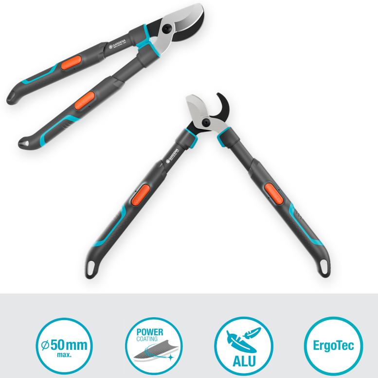 Веткорез GARDENA TeleCut Pro S 520 мм (12040-20.000.00) Ширина рабочей части 2.8