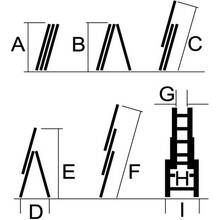 Лестница КЕНТАВР 3х7 ступеней (44666)
