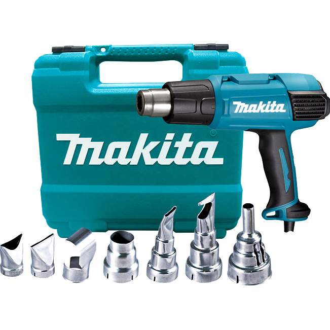 Технический фен MAKITA 2000 Вт (HG6531CK) Рабочая температура (min/max) 650