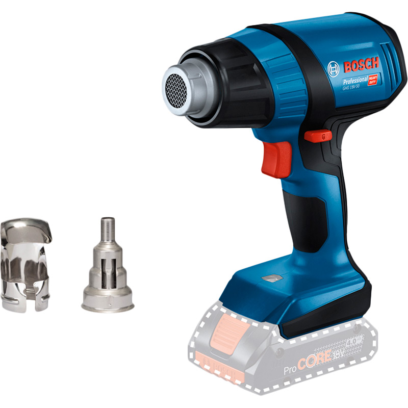 Технічний фен BOSCH GHG 18V-50 Professional (0.601.2A6.500) Робоча температура (min/max) 300