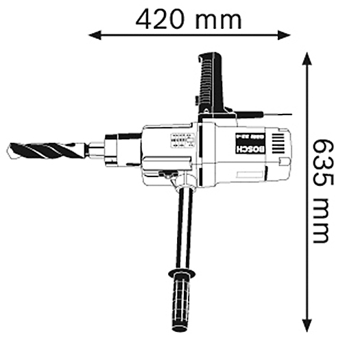 Дрель BOSCH GBM 32-4 (0601130203) Тип патрона конус