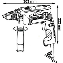 Ударний дриль MAKITA HP1641K