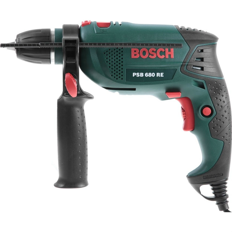 Дрель ударная BOSCH PSB 680 RE (0.603.128.022) Особенности ограничитель глубины