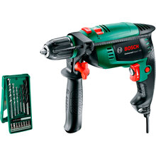 Дрель ударная BOSCH Universal Impact 700 X-line + 15 Accessory Set (0.603.131.00F)