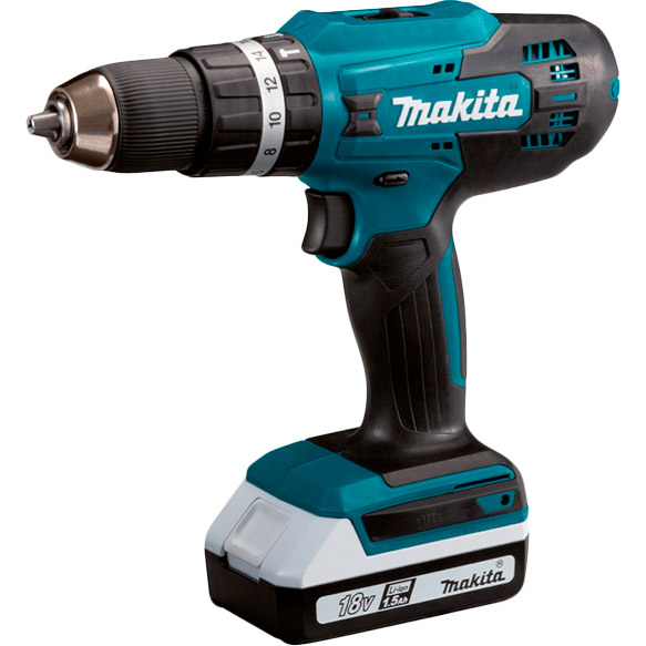 

Дрель-шуруповерт MAKITA HP488DWE, Акумуляторний дриль-шурупокрут, 18В G-бат HP488DWE