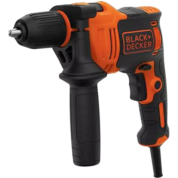 

Дрель ударная BLACK&DECKER BEH550K, Дриль мережевий, ударний, 550 Вт, 2800 об/хв