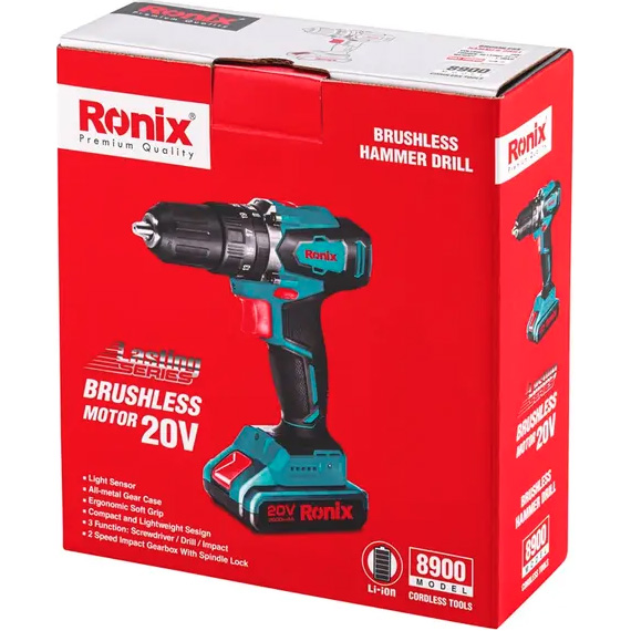 Замовити Дриль ударний RONIX 20В (8900)