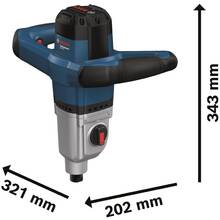 Миксер строительный BOSCH Professional GRW 140 1400Вт (0.601.1C4.020)