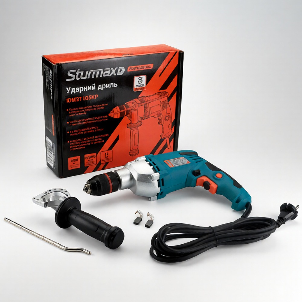 Дрель ударная STURMAX IDM21105KP Тип патрона быстрозажимной