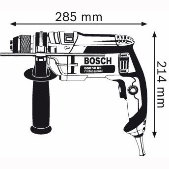 Внешний вид Ударная дрель BOSCH GSB 16 RE ЗВП (060114E600)