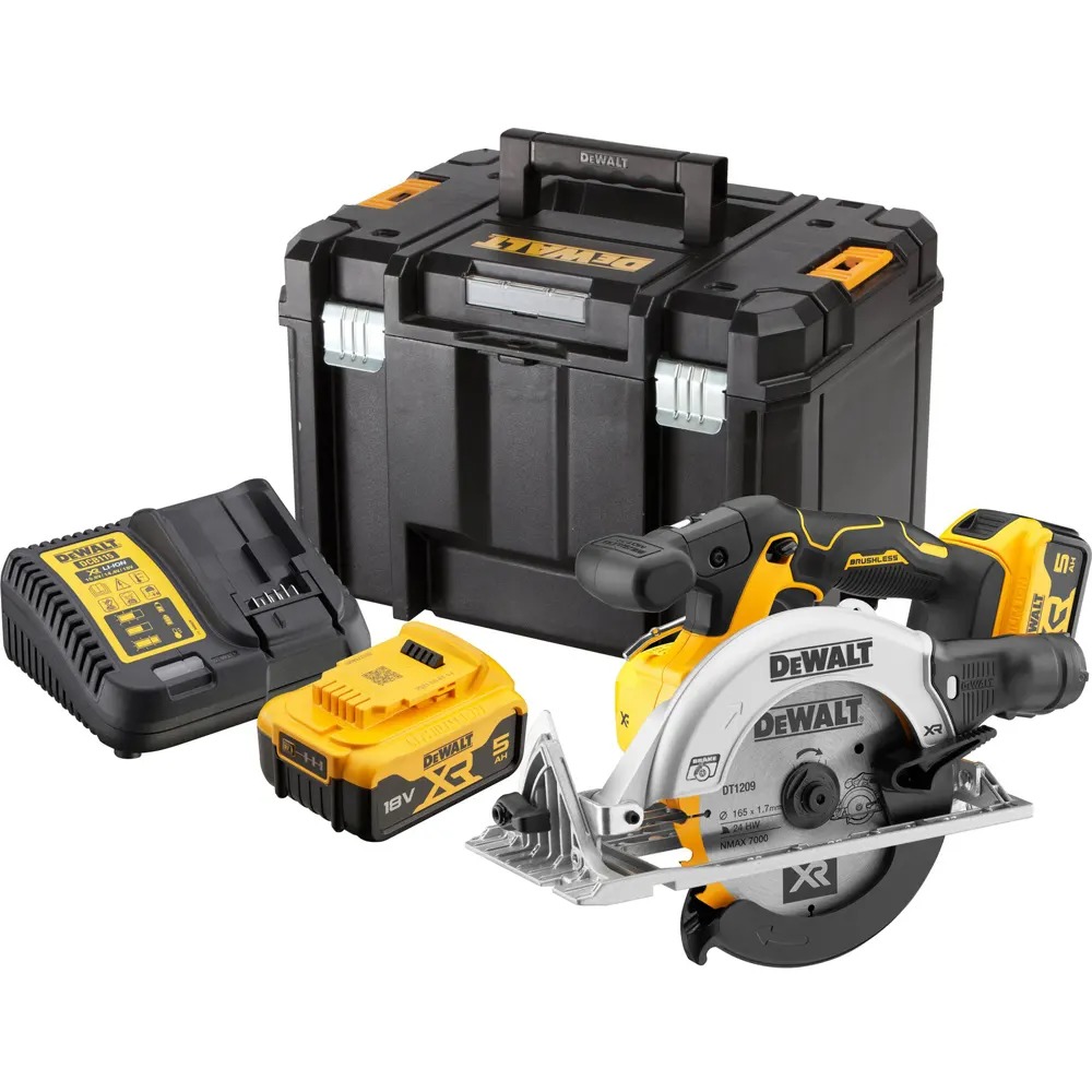 Пила дискова DEWALT 18 В XR Li-lon (DCS565P2) Пила дискова DEWALT 18 В XR Li-lon (DCS565P2)