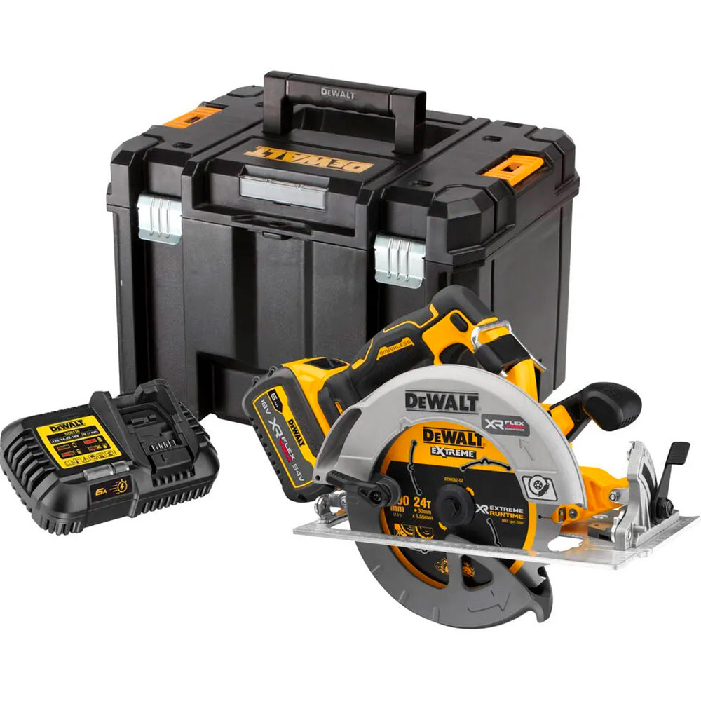 

Пила дисковая аккумуляторная бесщеточная DeWALT DCS573T1, Пила дискова акумуляторна DCS573T1
