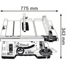 Дисковая пила BOSCH GTS 10 XC (0601B30400)