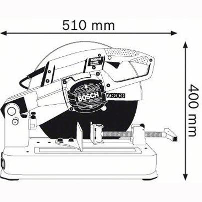 Торцовочная пила BOSCH GCO 2000 (0601B17200) Тип торцовочная