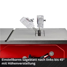 Настільна циркулярна пилка EINHELL TC-TS 8 (4340426)
