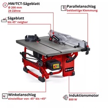 Настільна циркулярна пилка EINHELL TC-TS 8 I (4340412)