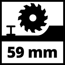 Пила циркулярна EINHELL TP-CS 18/165 Li BL-Solo (4331225)