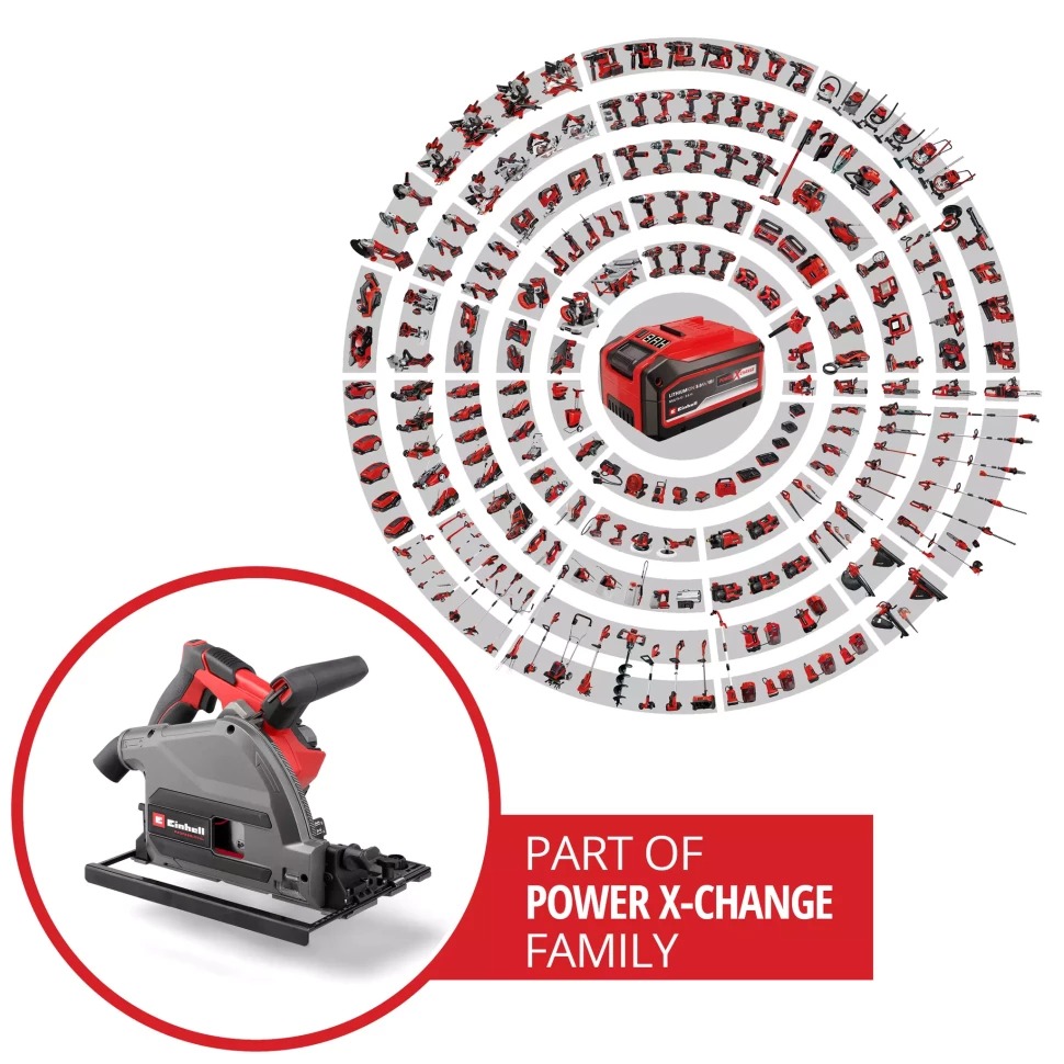 Пила дисковая EINHELL TP-PS 18/165 Li BL Solo (4331400) Пила дисковая EINHELL TP-PS 18/165 Li BL Solo (4331400) Номинальный диаметр пильного диска 165