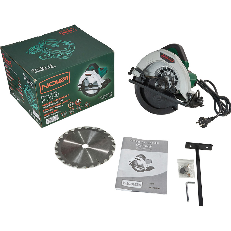Покупка Пила циркулярная NOWA PT 1819bl (83375N)