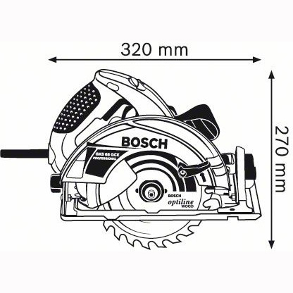 Ручна циркулярна пила BOSCH GKS 65 GCE (0601668900) Частота обертання на холостому ходу 5000