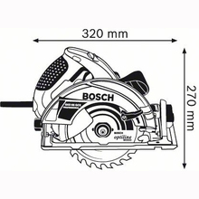 Ручна циркулярна пила BOSCH GKS 65 GCE (0601668900)