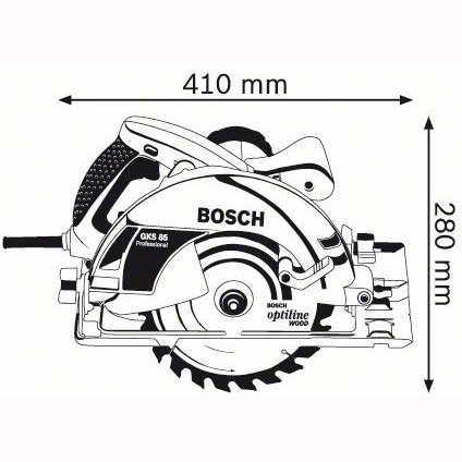 Дискова пила BOSCH GKS 85 (060157A000) Частота обертання на холостому ходу 5000