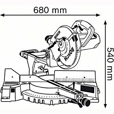 Торцовочная пила BOSCH GCM 10 S (0601B20508) Частота вращения на холостом ходу 4700