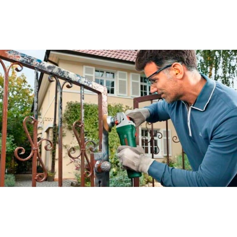 Угловая шлифмашина BOSCH UniversalGrind 750-125 (0.603.3E2.001) Особенности защита от непреднамеренного пуска
