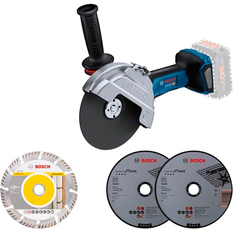 Кутова шліфувальна машина BOSCH Professional GWS 182P без АКБ і ЗУ (0.601.9H6.L01) Тип кутова (болгарка)