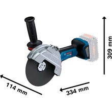 Кутова шліфувальна машина BOSCH Professional GWS 182P без АКБ і ЗУ (0.601.9H6.L01)