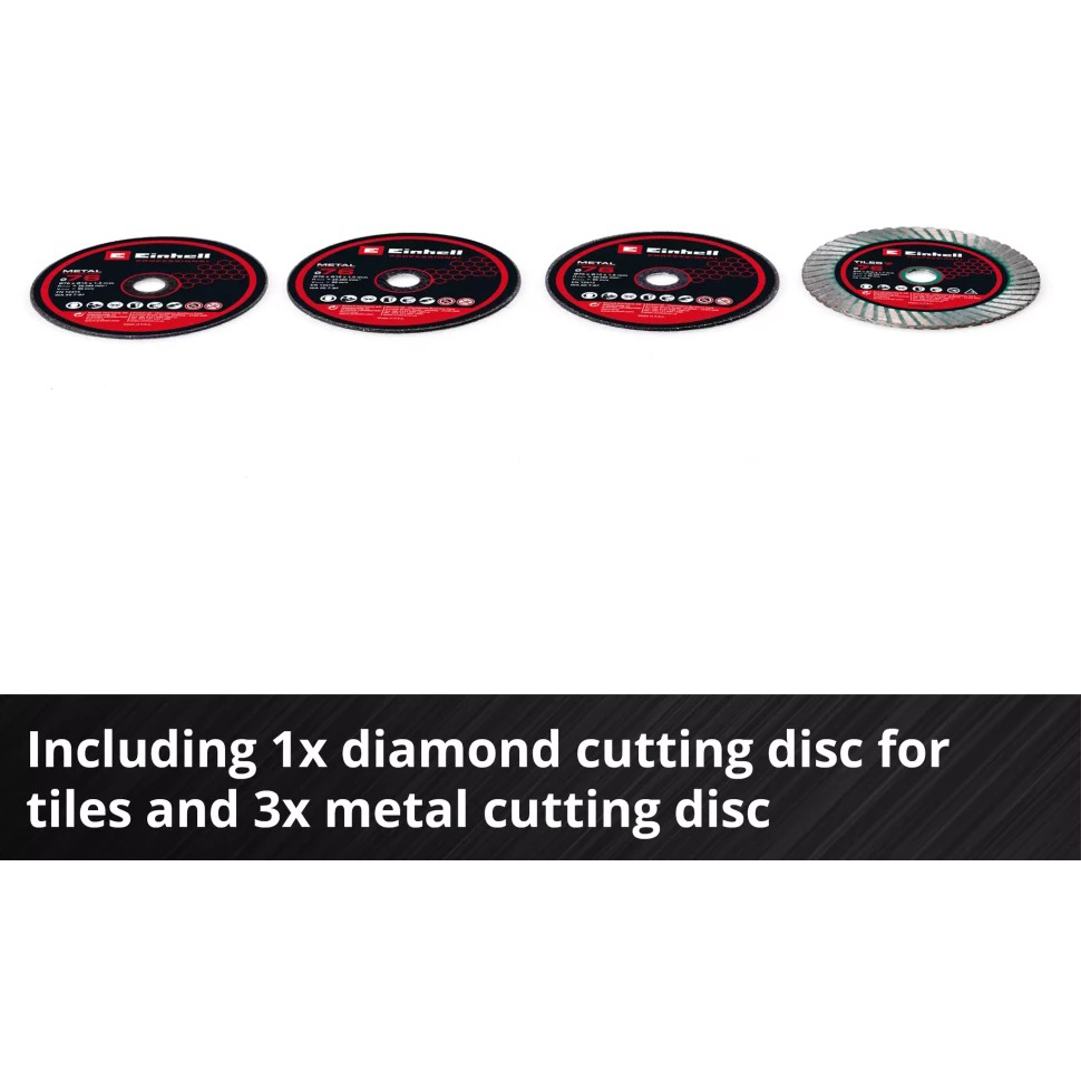 Зовнішній вигляд Кутова шліфувальна машина EINHELL TP-CO 18/76-C Li BL-Solo (4432000)