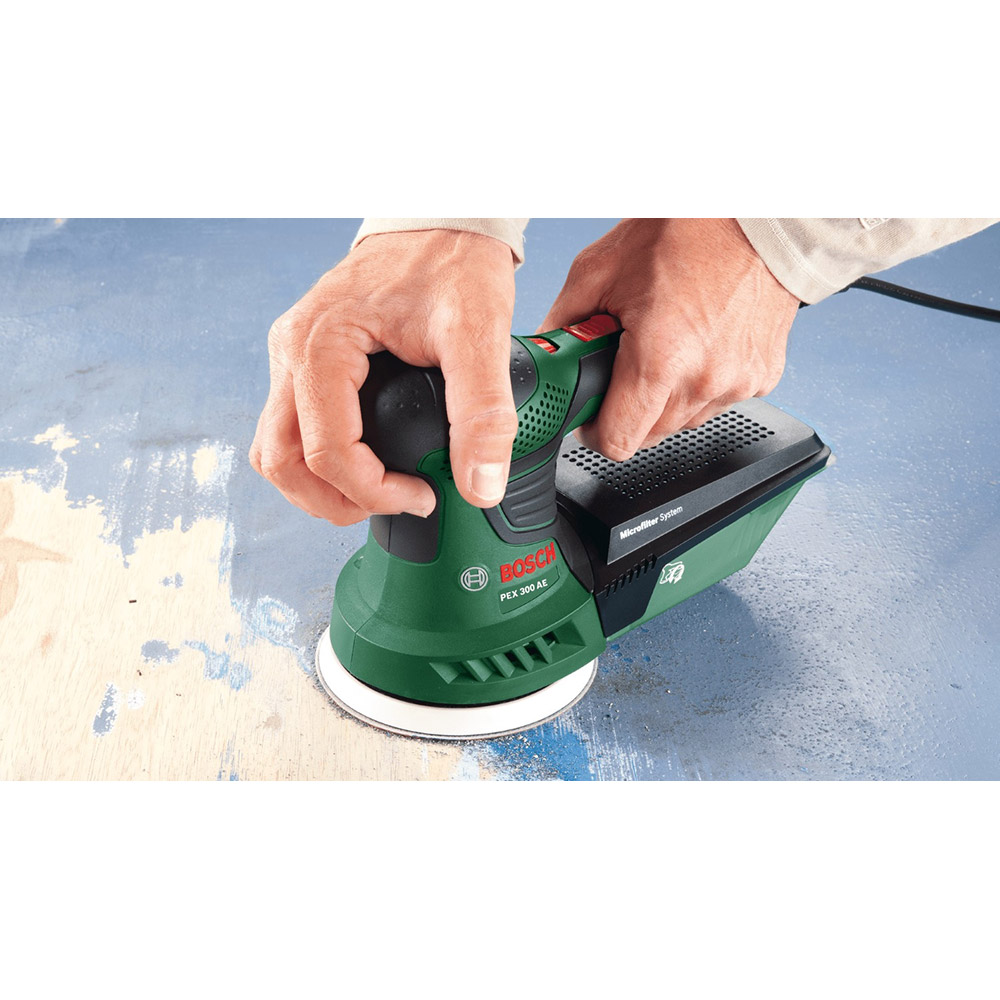 Шлифмашина эксцентриковая BOSCH PEX 300 AE (0.603.3A3.000) Особенности регулировка числа оборотов