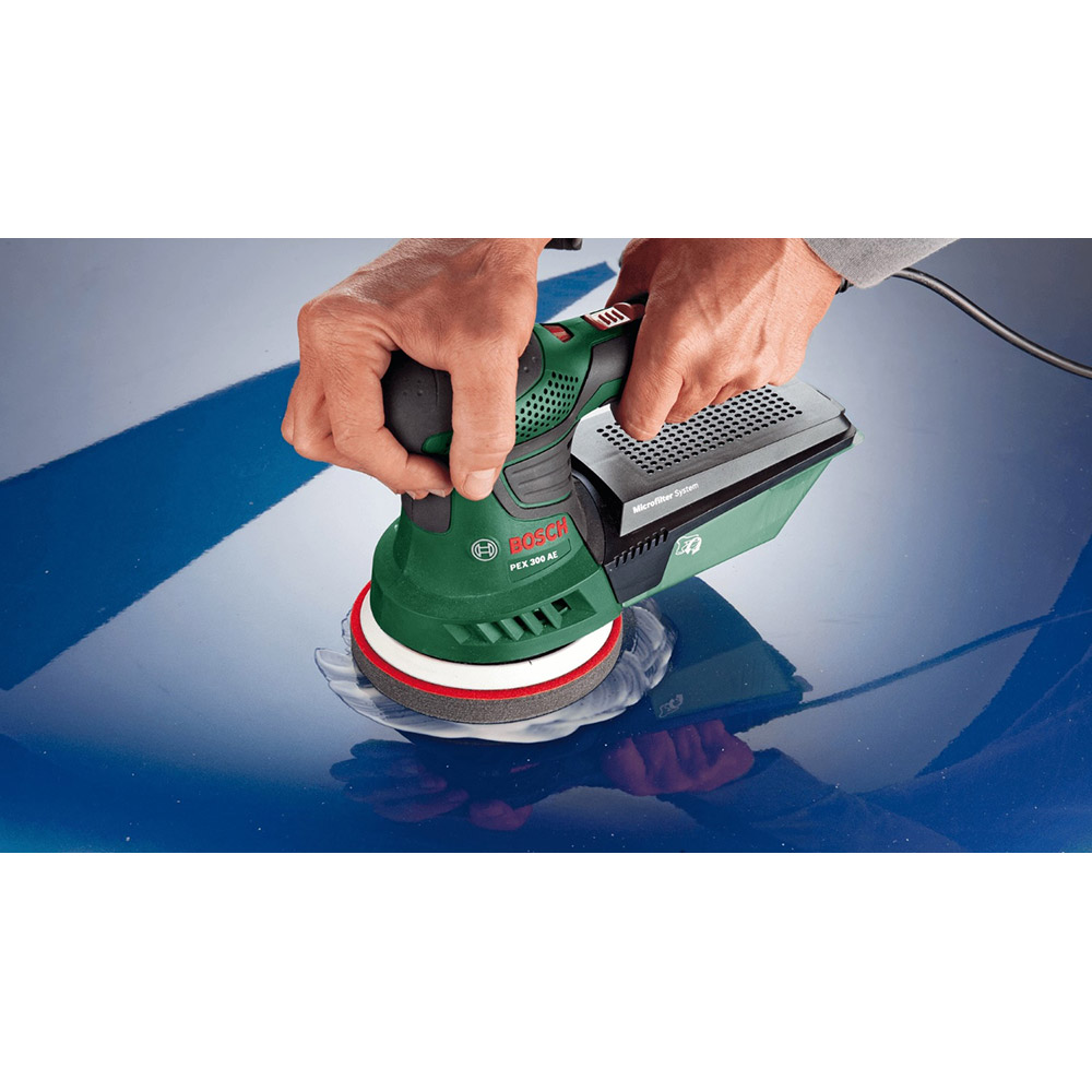 Шлифмашина эксцентриковая BOSCH PEX 300 AE (0.603.3A3.000) Конструкция система фильтрации пыли
