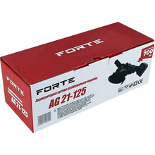 Шліфмашина кутова FORTE AG 21-125 (142800)