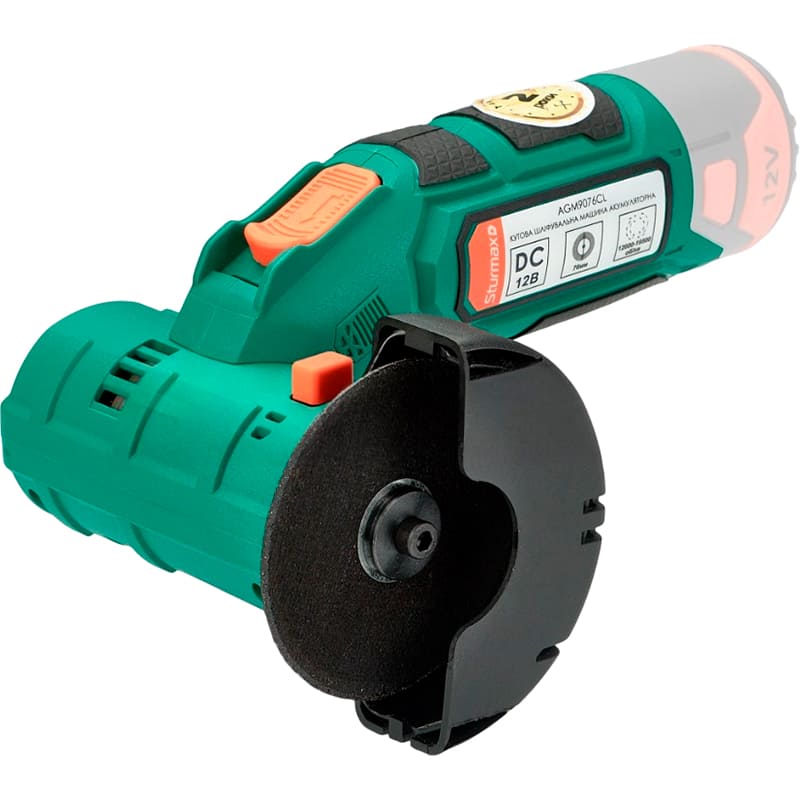 Кутова шліфувальна машина STURMAX AGM9076CL без АКБ та ЗУ