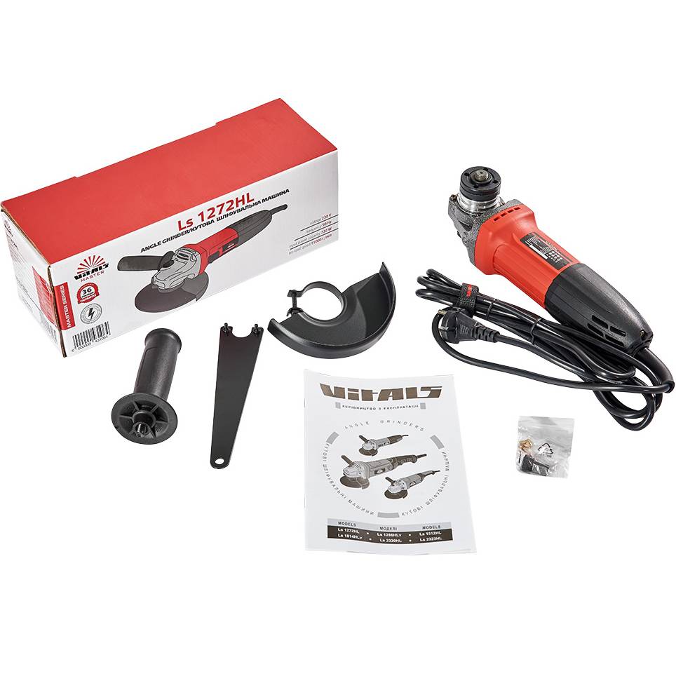 Фото Угловая шлифовальная машина VITALS Master Ls1272HL (43106)