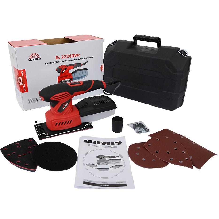 Изображение Шлифмашина вибрационная VITALS Es 2224DWc (81234)