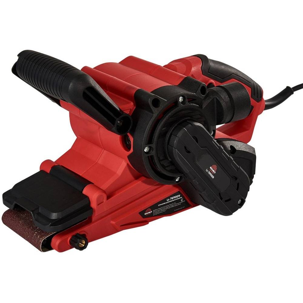 Шлифмашина ленточная VITALS Master Ls 7690 GN (158702) Конструкция прорезиненная рукоятка