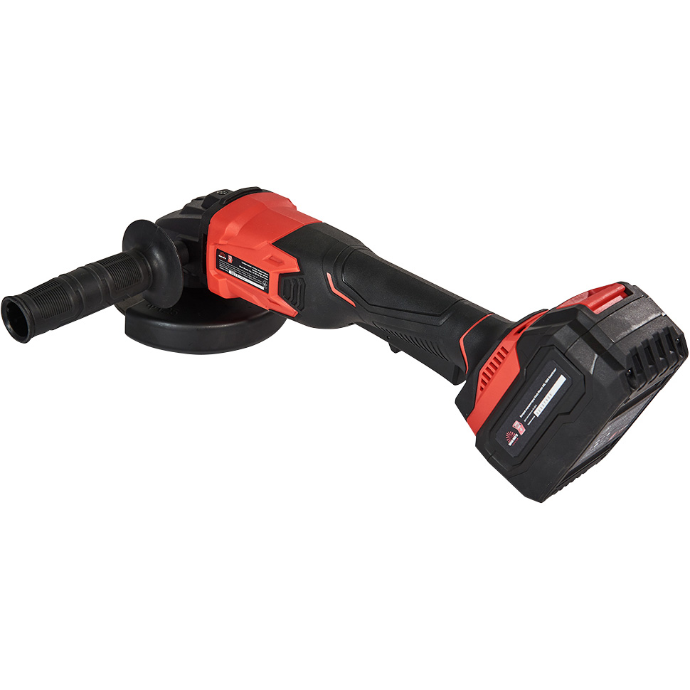 housegoods VITALS Шліфмашина кутова акумуляторна Master ALs 18125 Kit SmartLine+ Конструкция прорезиненная рукоятка