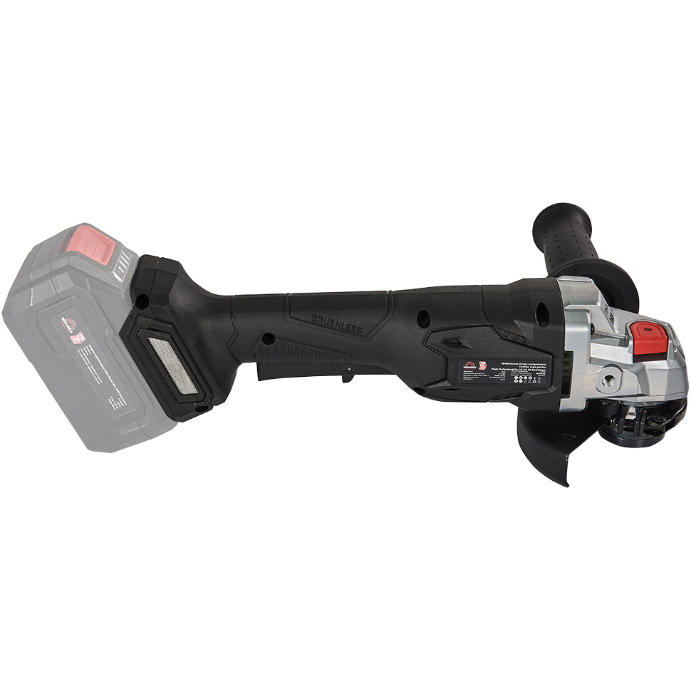 Кутова шліфувальна машина (болгарка) VITALS Professional ALs 18125 BS SmartLine+ (184444) Конструкція прогумована рукоятка