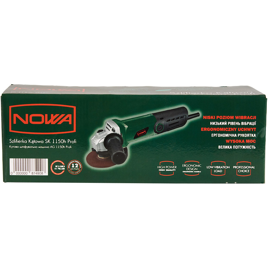 Фото Шлифмашина угловая NOWA SK 1150h Profi (87490N)