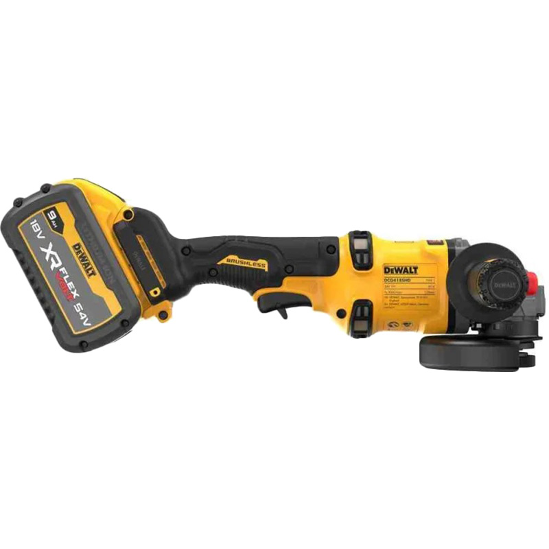 Шліфмашина кутова DEWALT DCG418SHDX2 Особливості плавний пуск (обмеження пускового струму)